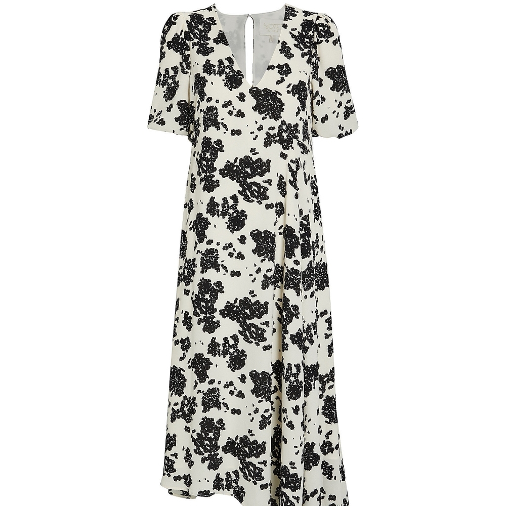 Notes Du Nord assymetrical orchid dress NWT